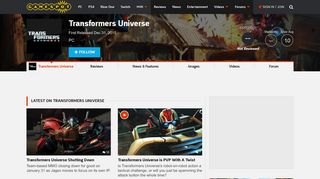 Transformers Universe - GameSpot