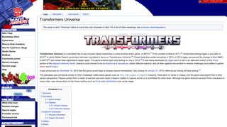 Transformers Universe - Transformers Wiki