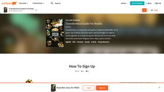 Transformice Guide For Noobs - How To Sign Up - Wattpad