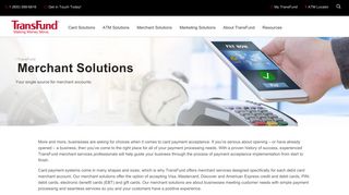 Merchant Solutions - Debit Card Merchant Accounts - TransFund