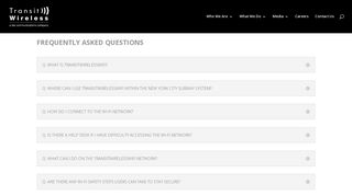 Frequently Asked Questions | Transit Wireless