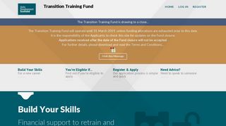 Transition Training Fund