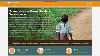 Translators without Borders Workspace: About
