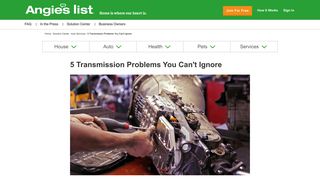 5 Transmission Problems You Can't Ignore | Angie's List