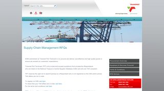 Procurement RFQs - Transnet Port Terminals