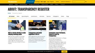 Transparency Register – EURACTIV.com