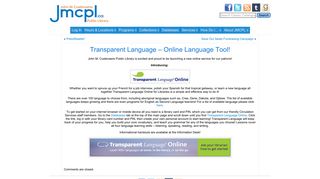 Transparent Language - Online Language Tool! - Welcome to the ...