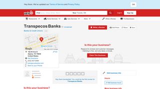 Transpecos Banks - Banks & Credit Unions - 102 W Ave E, Alpine ...