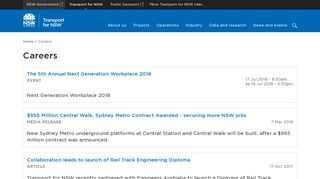 Careers - Transport for NSW - NSW Government