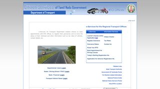 Transport e-Service - Transport Department