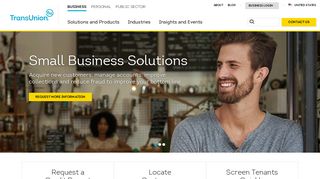 Small Business Solutions | Credit Risk Management | TransUnion