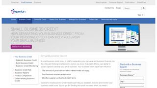 Small Business Credit at Experian.com