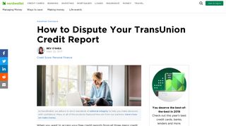 How to Dispute Your TransUnion Credit Report - NerdWallet