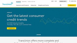 TransUnion Business Products & Solutions
