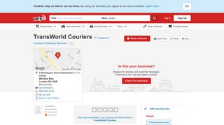 TransWorld Couriers - Couriers & Delivery Services - 3 Bricklayers ...