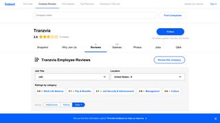 Working at Tranzvia: Employee Reviews | Indeed.com
