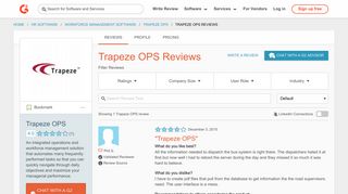 Trapeze OPS Reviews | G2 Crowd