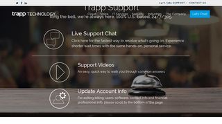 Trapp Support - Live Chat, Videos, Update Account Info, Contact