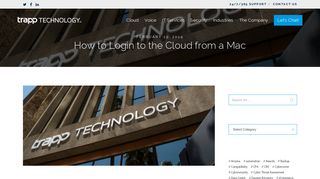 How to Login to the Cloud from a Mac - Trapp Technology