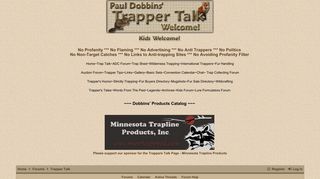 Trapper Talk - Trapperman Forums - Trapperman.com