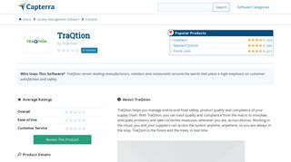 TraQtion Reviews and Pricing - 2019 - Capterra