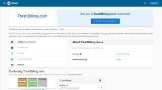 TrashBilling com: Login, Bill Pay, Customer Service and Care Sign-In