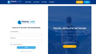 Login - Travel Ads Network