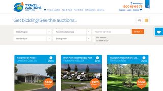 Search auctions | Travel Auctions