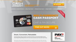 Cash Passport | US Prepaid Travel Money Card | MasterCard