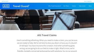 Claims - AIG Travel Guard - Travel Insurance