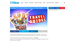Casting For Travel Guides Series 2 Is Now Open - Nine Entertainment