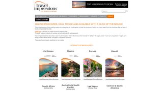 Online Brochures from Travel Impressions
