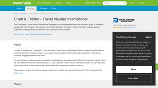 Crum & Forster - Travel Insured International - InsureMyTrip