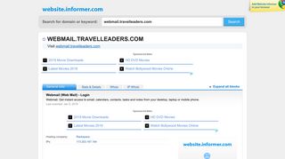 webmail.travelleaders.com at WI. Webmail (Web Mail) - Login