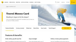 Travel Money Card – CommBank