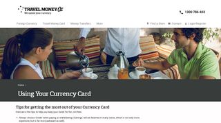 Using Your Currency Card | Travel Money Oz