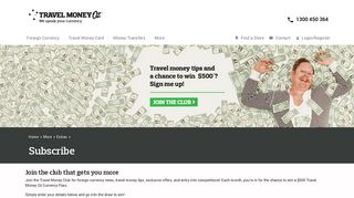 Subscribe | Travel Money Oz