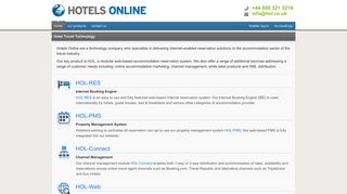 Hotels Online Booking System. Easy to use online reservation system ...