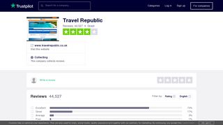 Travel Republic Reviews | Read Customer Service Reviews of www ...