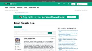 Travel Republic Help - Air Travel Message Board - TripAdvisor
