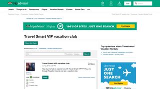 Travel Smart VIP vacation club - Timeshares / Vacation Rentals ...