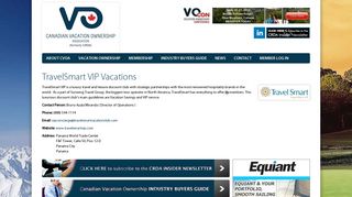 TravelSmart VIP Vacations | Canadian Resort Development Association