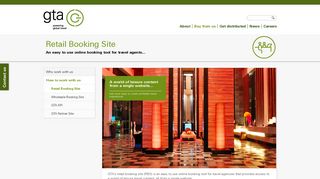 Retail Booking Site - GTA Travel