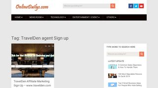 TravelDen agent Sign up Archives - ONLINE DAILYS