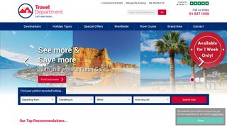 Travel Department: Escorted Holidays from Ireland and the UK
