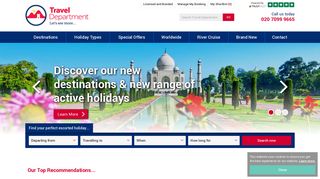 Travel Department | Escorted Holidays from the UK