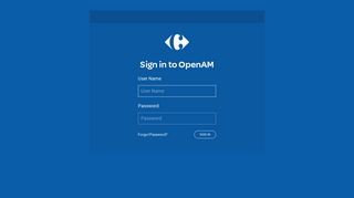 Sign in to OpenAM - Carrefour