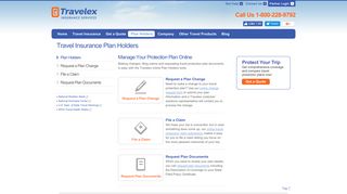 Plan Holders | Travelex Insurance - Travelex Insurance Services