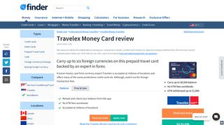 Travelex Money Card: Prepaid card that simplifies travel | finder.com