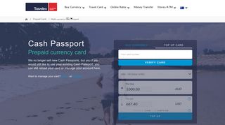 Travelex Cash Passport | Prepaid Currency Card